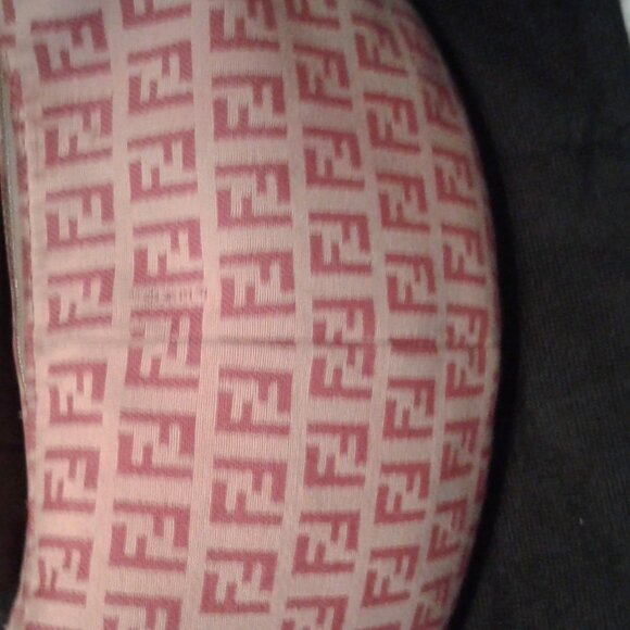 Fendi Red FF Monogram Small Hobo Handbag - Picture 3 of 15